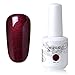 Elite99 Gel Nail Polish Soak Off UV LED Gel Lacquer Nail Art Manicure Varnish 15ml Pearl Dark Red 1019