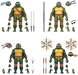 Super7 Teenage Mutant Ninja Turtles ULTIMATES! Wave 12 Bundle - Michelangelo, Leonardo, Donatello and Raphael Action Figure