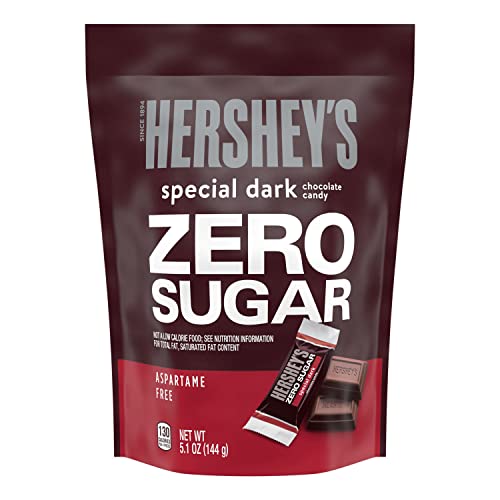 Hershey's Special Dark Zero Sugar Chocolate Candy Bag, 5.1 Oz #TOP6