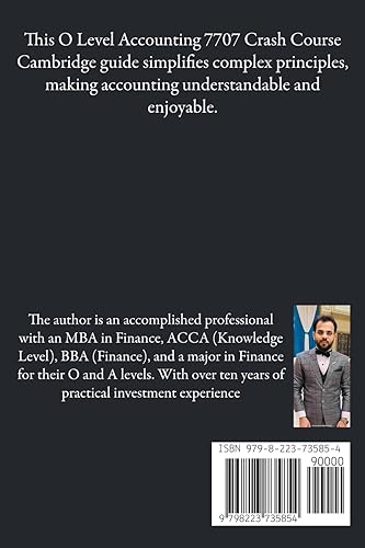 Crash Course Cambridge O Level Accounting 7707