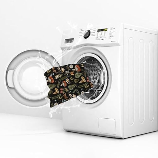 Plastic Bag Holder, Reusable Grocery Bag Organizer/Holder, Durable Large Grocery Bag Storage Dispenser ?for Home Kitchen, Cute Boho mushroom