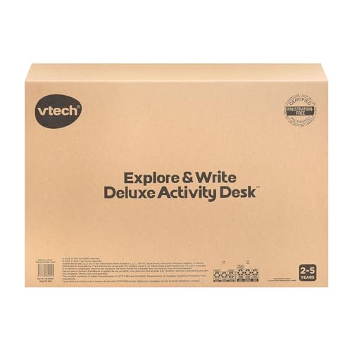 VTech Explore and Write Deluxe Activity Desk (Frustration Free Packaging), Blue - image 7