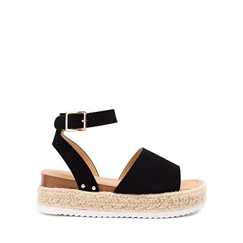 Image of DREAM PAIRS Women's Platform Espadrilles Casual Ankle Strap Wedge Sandals Comfortable Dressy Summer Shoes