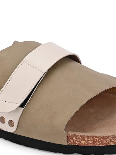 Image of EL PASO Men's Synthetic Leather Birk Chappals Stock Sandal Slippers (Size 6 to 12)