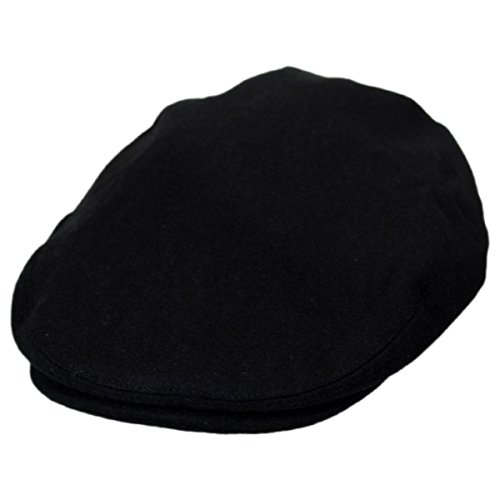 Jaxon Harlem Wool Blend Ivy Cap (Large) Black