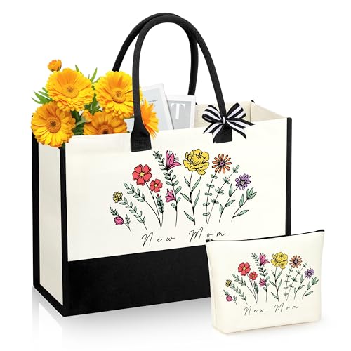 Bolso tote para mujer: regalo para nueva mamá, gran mamá o cumpleaños miniatura 1