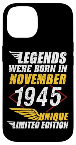 Installazione facile Custodia per iPhone 14 Regalo di compleanno Novembre 1945 Edizione Limitata Usato