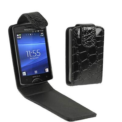 YyqNew Leather Case for Sony Ericsson ST15i(Black)