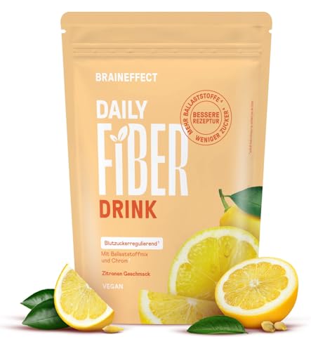 BRAINEFFECT DAILY FIBER - Ballaststoffgetränk mit 9 Ballaststoffquellen für Verdauung und Appetit - Inavea™ Mix mit Flohsamenschalen, Vitaminen & Mehr - Zuckerfrei - 330g (30 Portionen) BRAINEFFECT DAILY FIBER - Ballaststoffgetränk mit 9 Ballaststoffquellen für Verdauung und Appetit - Inavea™ Mix mit Flohsamenschalen, Vitaminen & Mehr - Zuckerfrei - 330g (30 Portionen)