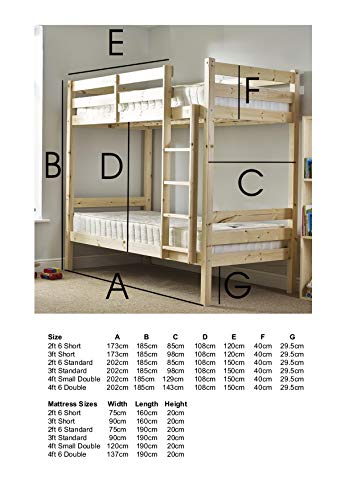 4ft bunk bed