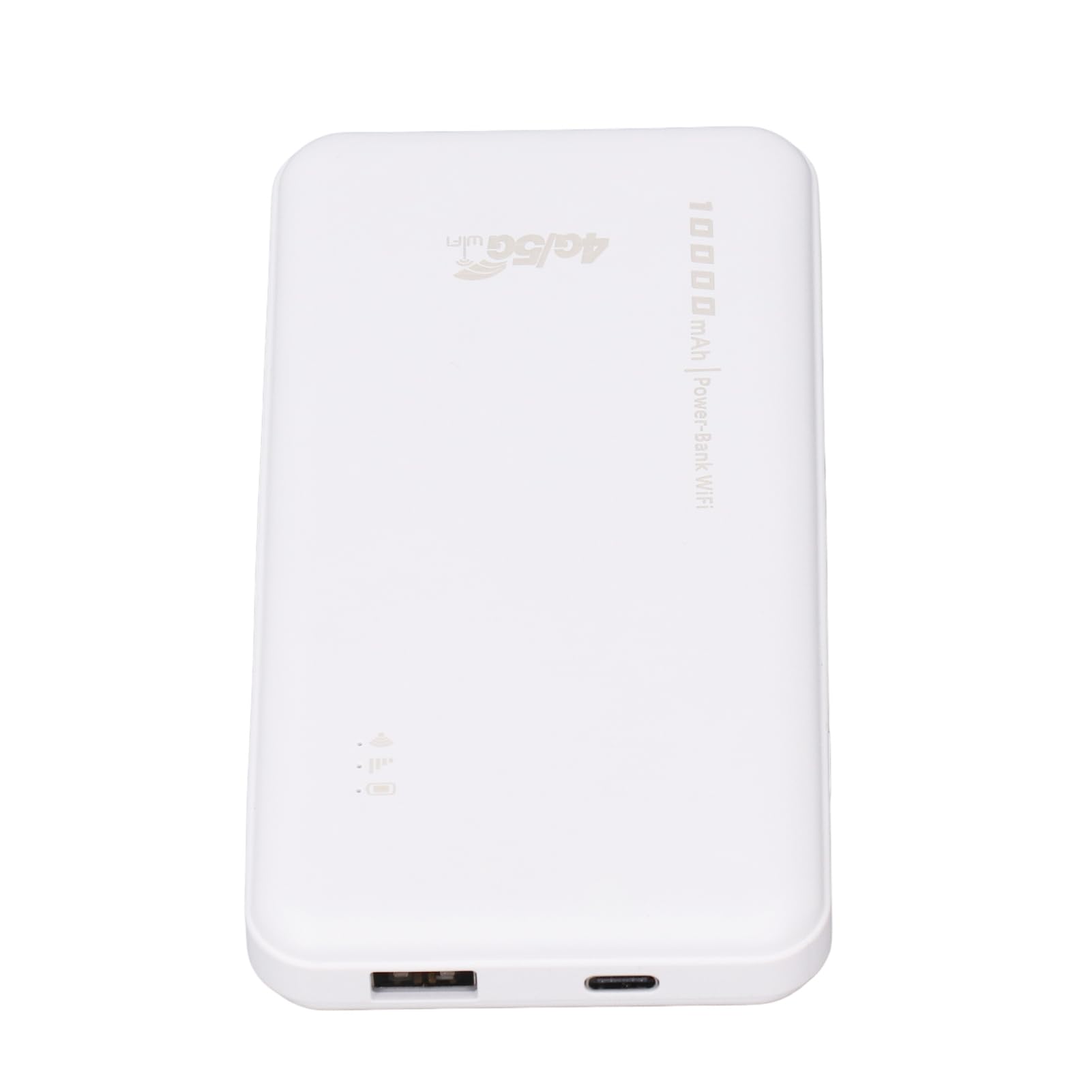 Generic Router Portatile 4G LTE Hotspot Mobile Slot per Scheda SIM 300Mbps Batteria Power Bank Router per Casa e Lavoro ABS Bianco 1 Articolo