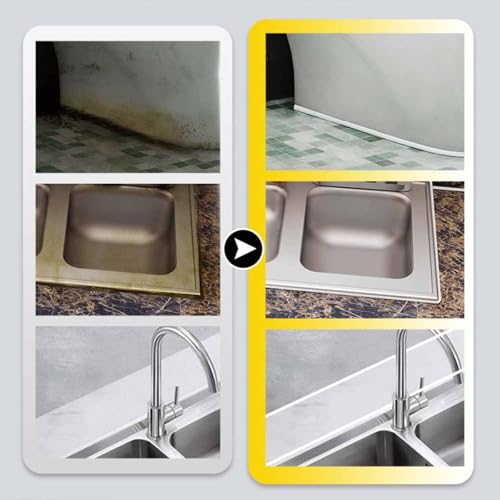 Masilla blanca multifuncional impermeable con espátula 3PC miniatura 6