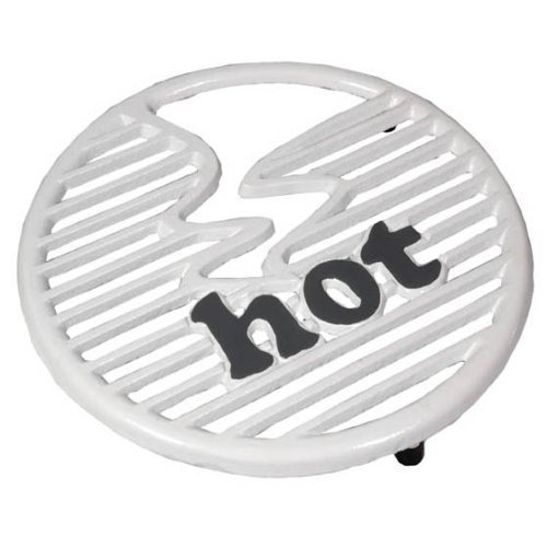 Cabanaz Mesa de salvamanteles de Metal Blanco