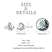 StoryMidir Celtic Moon Stud Earrings 925 Sterling Silver Crescent Earrings Celtic Knot Triangle Vintage Stud Earrings Good Luck Irish Jewelry Gifts for Women Mothers Day Gifts