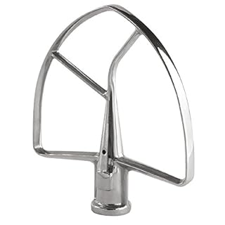 KitchenAid KSMC7QFB Stainless Steel NSF Certified Flat Beater for 7 Quart Bowl Lift Stand Mixer