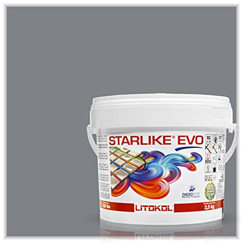 Starlike EVO Epoxy Grout 130 Grigio Ardesia Classic Collection 2.5 kg - 5.5 lbs