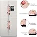 Christmas Nutcracker Pink Refrigerator Handle Covers Set of 2, Kitchen Appliance Decor Anti-Static Fridge Covers for Microwave Stove Oven Dishwasher, Keep Off Fingerprints Oil Food Stain