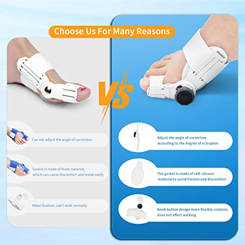Loeflivg Adjustable Bunion Splint，Toe Straightener For Bunion And Big Toe Pain Relief,Bunion Corrector For Women & Men(1-Pcs) #TOP4
