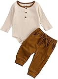 Neugeborenes Baby Herbst Winter Outfit 2pcs Kleidungsset, Lässig, geeignet für Baby Kleinkind Jungen Mädchen Herbst / Winter tägliche Kleidung, drinnen oder draußen spielen, Urlaub, Urlaub, Fotoshooting oder andere besondere Anlässe, erste Geburtstagsfeier.