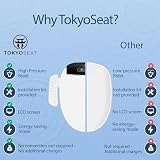 TokyoSeat: Japońska toaleta, uchwyt do toalety prysznicowej, WC pop shower, okulary toaletowe Taharet z funkcją bidetu elektrycznego, automatyczna podgrzewana deska sedesowa, komfort i elegancja