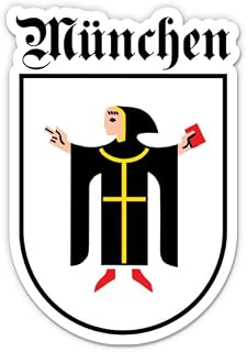 Squiddy Munchen Munich Germany Vinyll Sticker | Travel Souvenir Decal for Car, Laptop, Notebook | 5 inch high