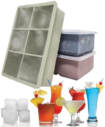 Amazon.com: Ice Cube Trays Mold, Todram 3D Diamond-Shaped Flexible ...