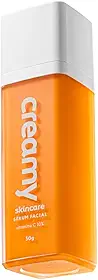 Creamy Skincare Vitamina C 30ml | Sérum Facial, Vitamina C 10%, Aumenta Firmeza da Pele, Previne Rugas Finas, Clareador de Manchas | Todos os Tipos de Pele