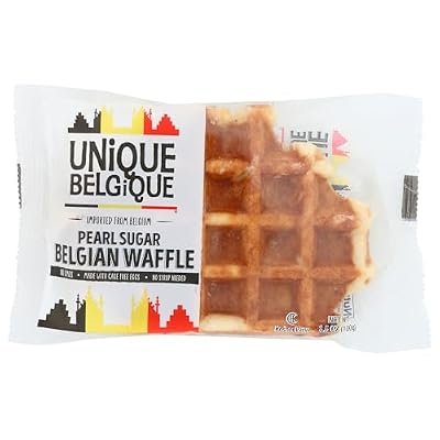 Authentic Imported Pearl Sugar Belgian Waffles (Traditional, [15x] 100g Waffles)