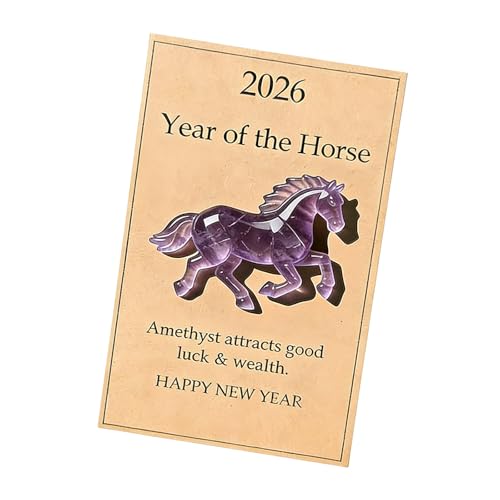 Unique Horse Themed Encouragement Card with Lovely Designs Portable for Daily Decoration Soft Resin Materials Perfect for Gift M