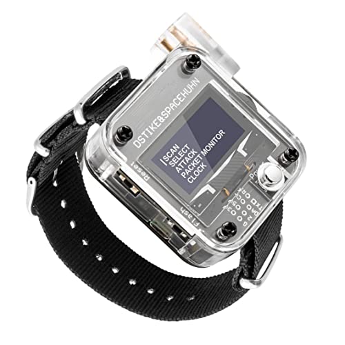 VONGLYHOO WiFi Deauther Watch V3 Dstike Esp8266 Programmierbares Entwicklungsboard Mit OLED-Display WiFi-Testtool Tragbares WiFi-smartwatch-WiFi-steuerungstesttool Cover