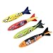 Gioco Acquatico a siluro, Formato Portatile, Giocattolo a Razzo a siluro, Materiale plastico di qualità, Razzo a siluro ad Acqua, Superficie Liscia, per Gioco Giocattolo con Razzo