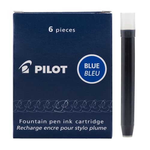 Image of MADHAVI STATIONERS Pilot Ink Cartridge - Ic-50 - (Blue Ink) (Pack of 2) = 12 Cartridges