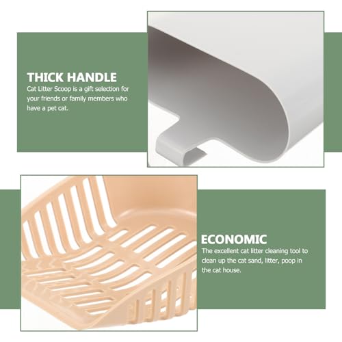 Toddmomy 1 Conjunto De Pá Para Areia De Gato Pá Para Limpeza De De Animais De Estimação Pá Para Arei