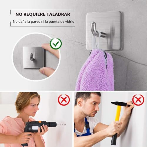 Ganchos de metal para pared 8 Imagen adicional