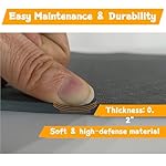 GUMWIG Under Desk Elliptical Equipment Mat, Electric Leg Foot Exerciser Machine Mat while Sitting for Seniors, Anti-slip and Lightweight Ellipse Rubber Matt to Protect Concrete, Hardwood Floors,Carpet - Image 2