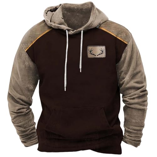 Sudadera con capucha hombre talla grande XXXXL chaquetones invierno para evitar el frío