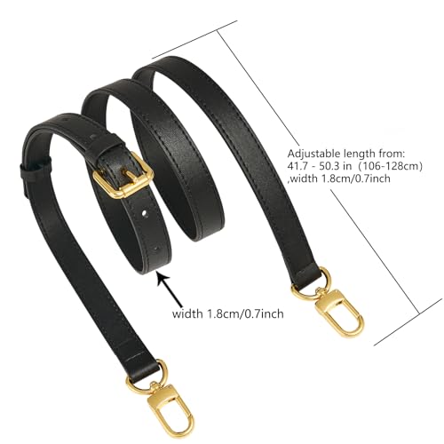 Image of Leather Purse Strap Replacement Crossbody Handbag Long Adjustable