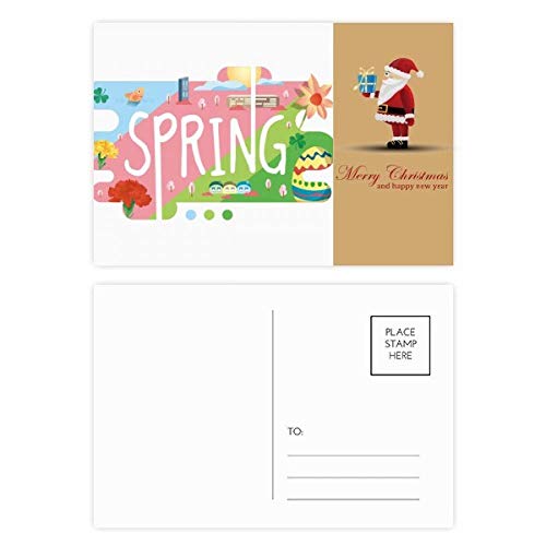 Cartes postales Père Noël pour le printemps pour surprendre vos amis