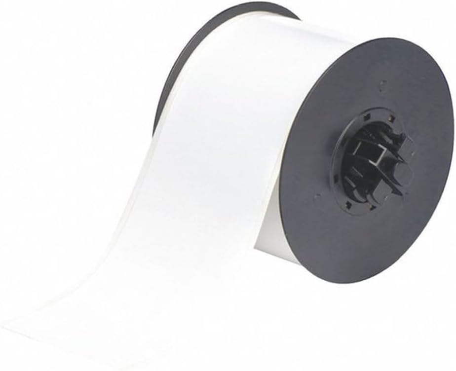 Brady Tape, Label Type Indoor/Outdoor White Vinyl Includes 1 Roll of Tape B30C-3000-595-WT - 1 Each