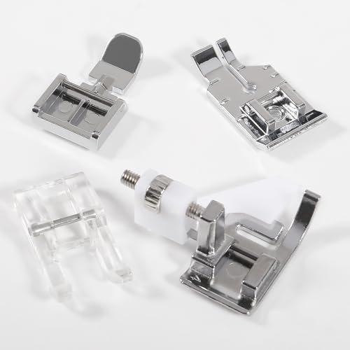 Kit de 12 Piezas Pies Prensatelas para Máquinas de Coser miniatura 5