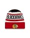 New Era NHL Chicago Blackhawks Biggest Fan 2.0 Cuff Knit Beanie, One Size, Red
