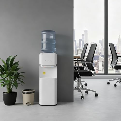 Image of Top Loading Water Cooler Dispenser for Holds 5 Gallon Jug,3 Temperature Settings,Hot & Cold Standing Water Dispenser with Multiple Safety Features,Water Cooler for Home,Office,Apartment