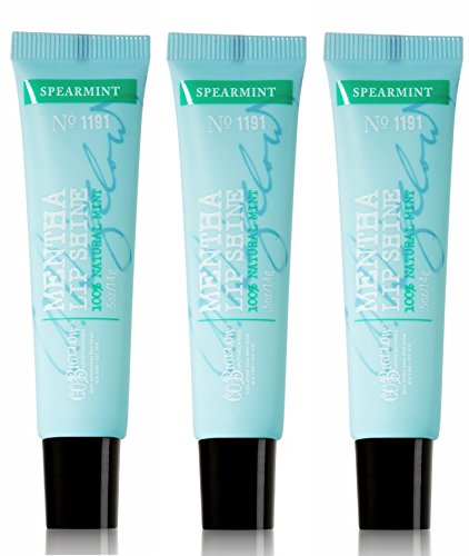 Bath & Body Works C.O. Bigelow Spearmint Mentha Lip Shine #1191 3 Pack