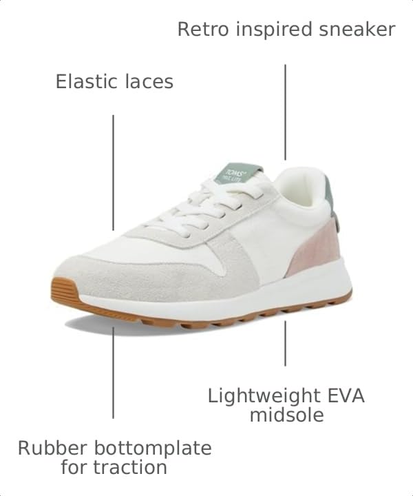 Image of TOMS Women's Trvl Lite Retro Lace-Up Sneakers