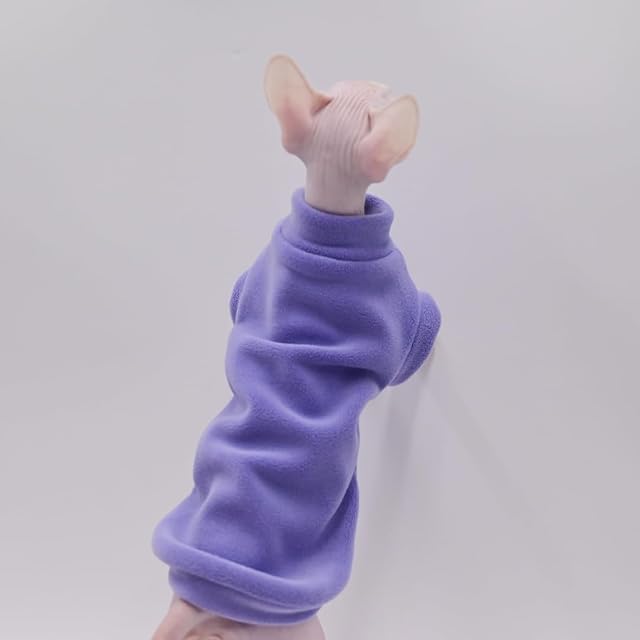 Foto 5 de 8 de Sphynx - Ropa para gatos, suéter suave y cálido, abrigo de invierno, ropa para gatos sin pelo para Cornish…