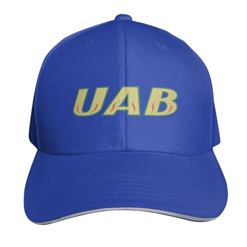 UAB Blazers Cap Adjustable Printed Hiphop Baseball Hat Blue