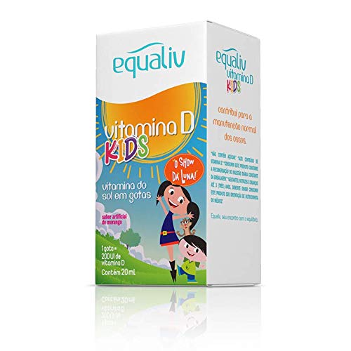 Kit 2 Vitamina D 200ui Kids Equaliv 20ml em Gotas
