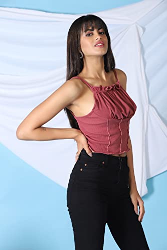 Image of GRECIILOOKS Women's Fashion Tops - Crop Tops, Loose Fit Oversized Shirts & Stylish Korean Tank Tops for Summer Wear