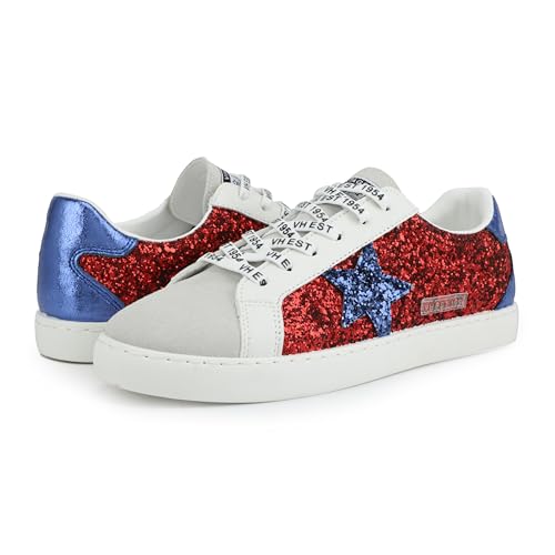Image of VINTAGE HAVANA Women's Fashion Sneakers | Casual Lace up Low Top Tennis Shoes | Cute Trendy Dressy Sneakers