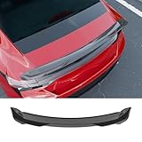Xipoo Spoiler Compatible with 2021-2025 Elantra Trunk Lip Rear Spoiler Glossy Carbon Fiber Trunk Wing Replacement for 2021 2022 2023 2024 2025 Elantra Accessories